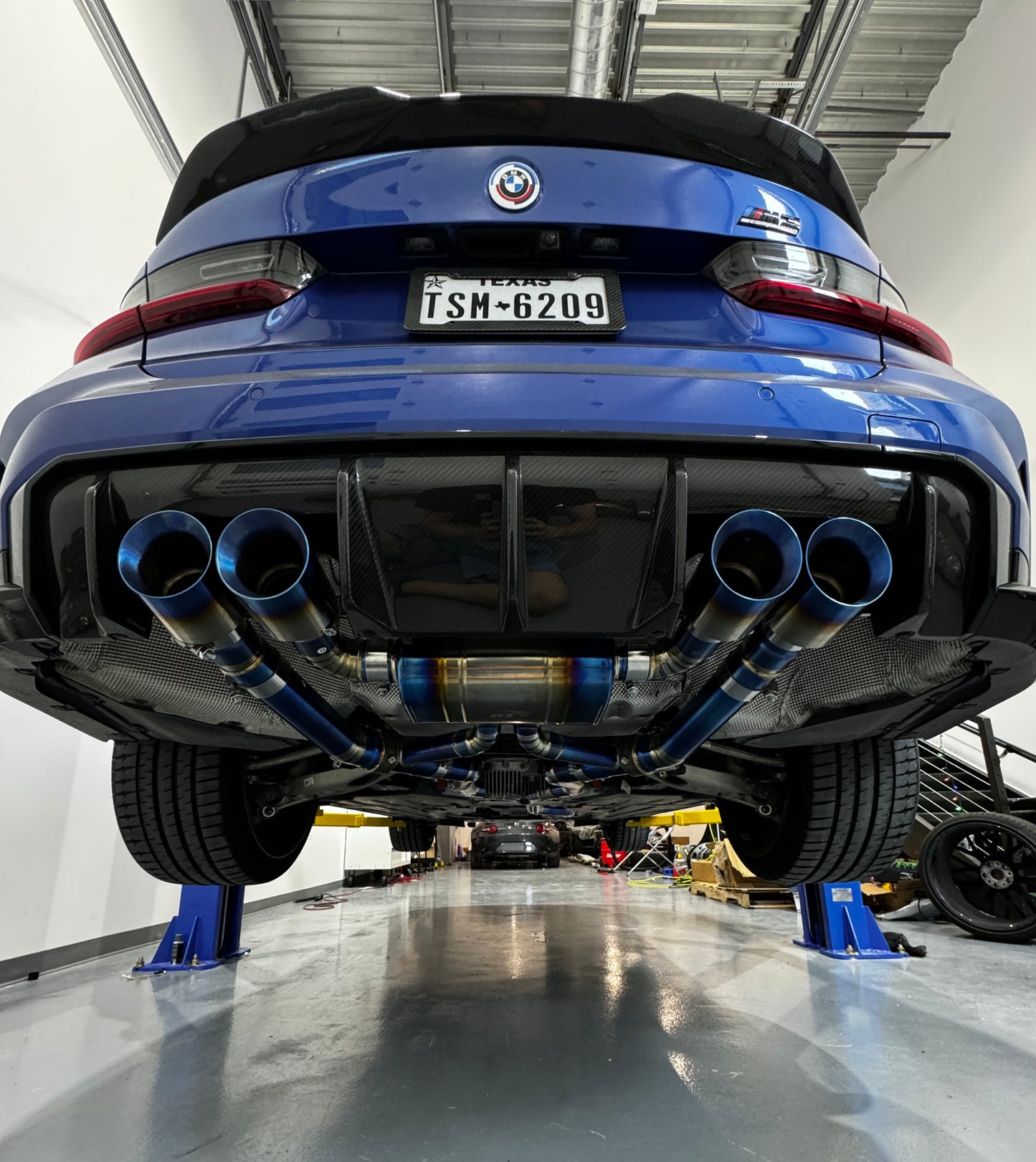 BCC BMW G80/G82 M3/M4 Titanium Single Midepipe Catback Exhaust Valved