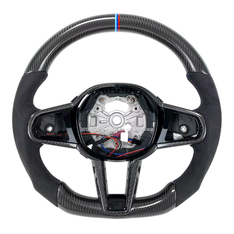 BCC G8X Carbon and Alcantara LCI Steering Wheel With Carbon Trim M Stripe