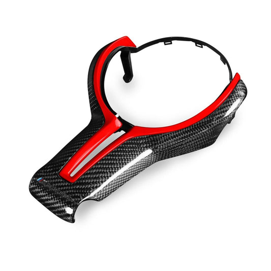 BCC F chassis Dry Carbon Steering Wheel Trim With Red