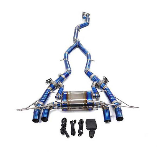 BCC BMW G80/G82 M3/M4 Titanium Single Midepipe Catback Exhaust Valved