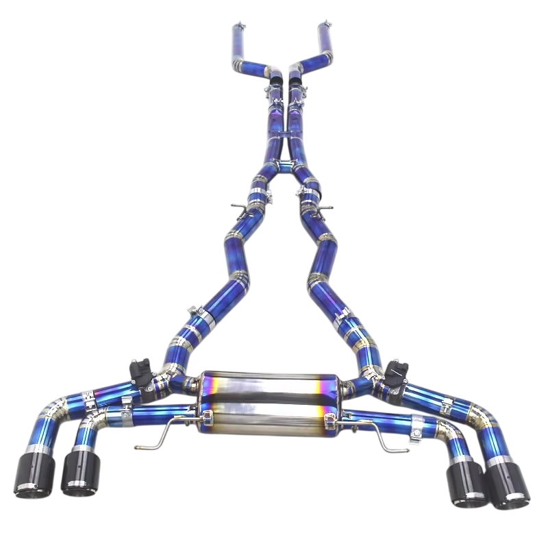 BCC BMW M8 F91/F93/F92 Titanium Catback Exhaust Valved