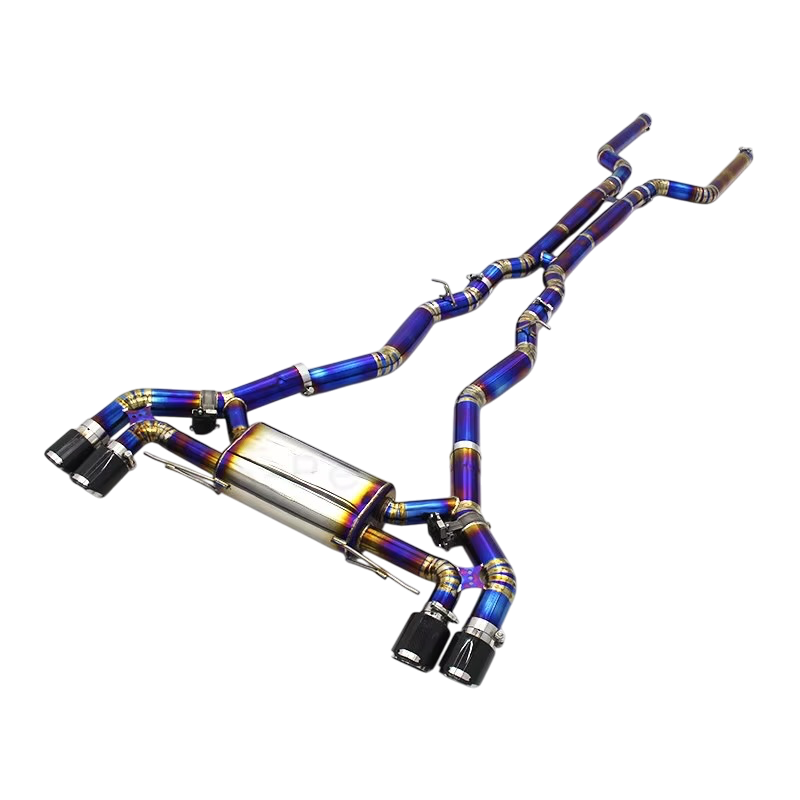 BCC BMW F90 M5 Titanium Catback Exhaust Valved
