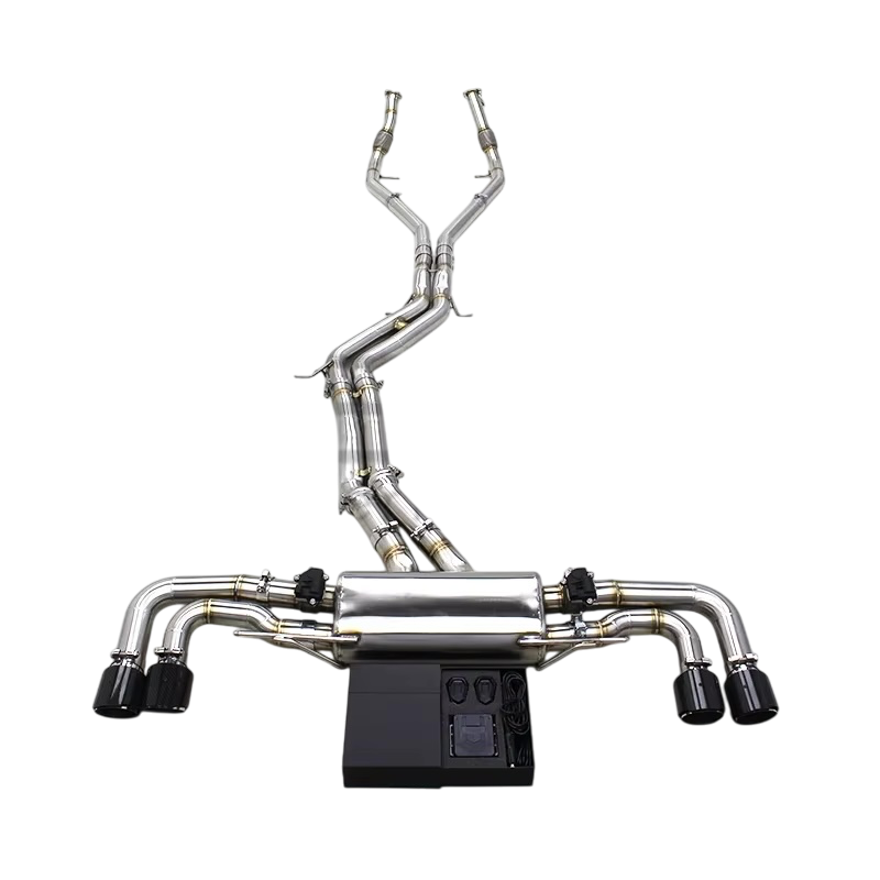 BCC Porsche Cayenne S 2.9/3.0T Stainless Steel Catback Exhaust Valved