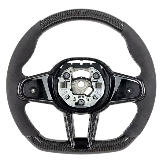 BCC G8X Carbon and Alcantara OEM LCI Steering Wheel With Carbon Trim