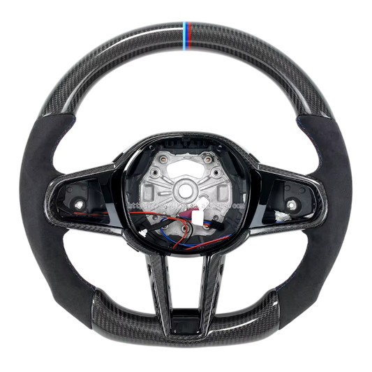 BCC G8X Carbon and Alcantara LCI Steering Wheel With Carbon Trim M Stripe